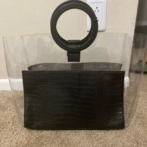 Vince Camuto clear tote